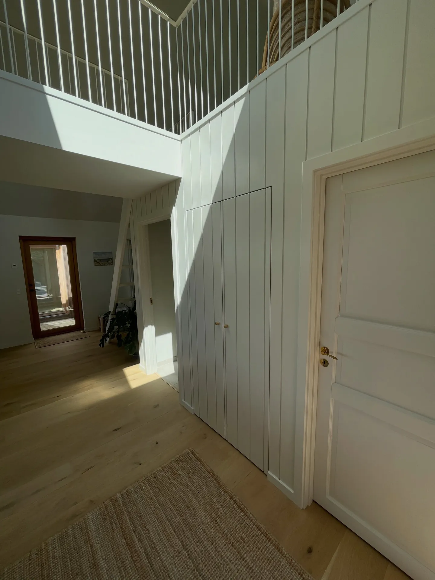 Færdig tilbygning set fra haven